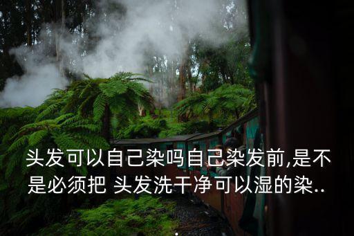 染頭發(fā)前要打濕頭發(fā)嗎,染發(fā)前不洗頭發(fā)干嘛?...